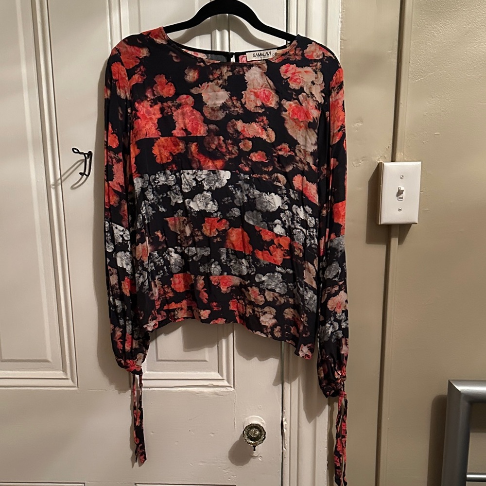 Sam & Lavi Floral Stripe Blouse
